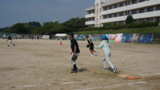 2019ソフトボール大会の練習試合